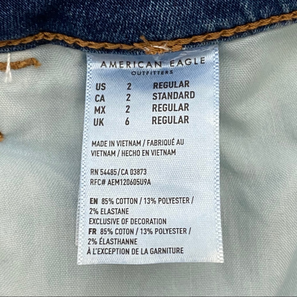 NWT American Eagle Hi-Rise Distressed Jegging - Picture 9 of 16